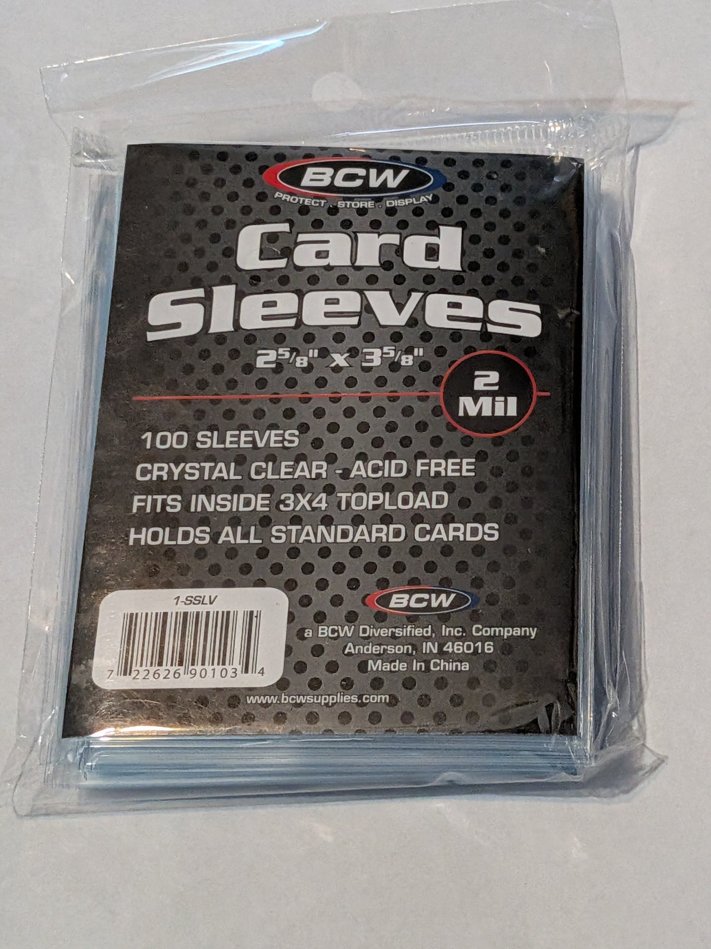 100 Clear Card Sleeves