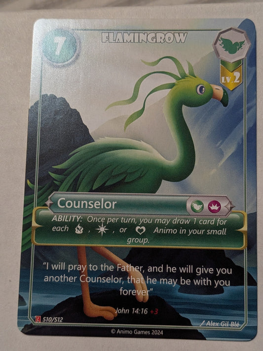 RLD: Flamingrow, Level 2 (John 14:16) (Full Art)