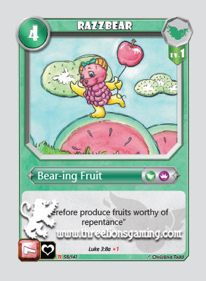 RLD: Razzbear (Luke 3:8a)
