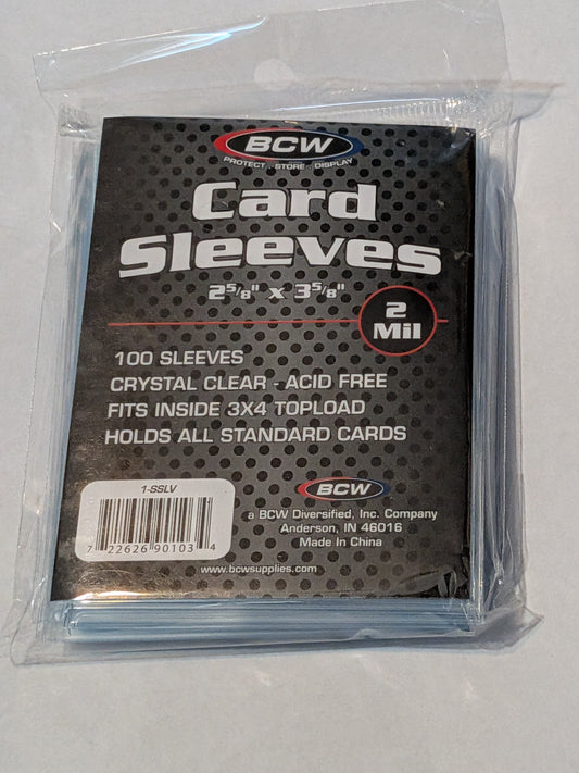 100 Clear Card Sleeves